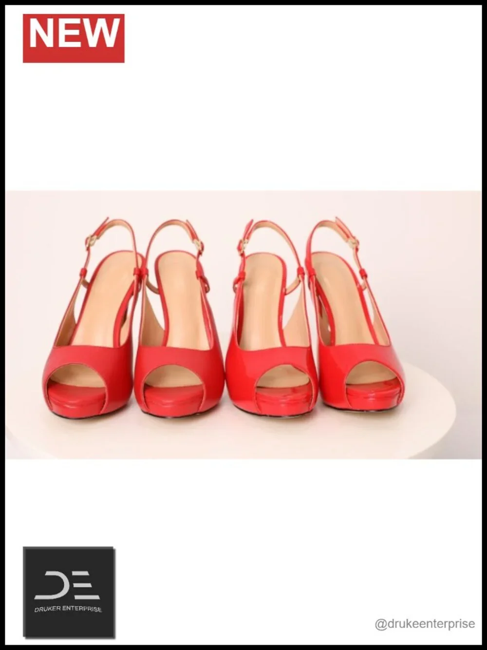 Women's Peep Toe High Heels Slingback Platform Stiletto Pumps 5 Inch Party